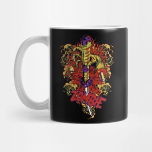 Zombies with samurai Mug